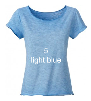 EXCLUSIVE LINE WOMEN'S „PREMIUM PEACE“ FANCY SHIRT "LIGHT BLUE"